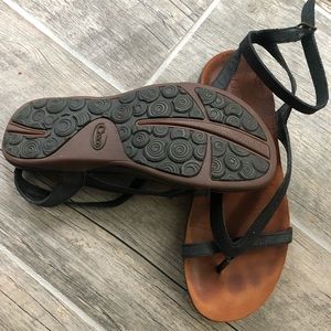 Chaco Sofia leather upper sandals, size 8